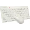 Клавиатура + мышь A4Tech Fstyler FG2200 Air2 клав:бежевый мышь:бежевый USB беспроводная slim (FG2200 AIR2 BEIGE)
