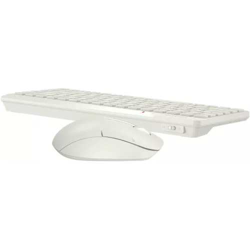 Клавиатура + мышь A4Tech Fstyler FG2200 Air2 клав:бежевый мышь:бежевый USB беспроводная slim (FG2200 AIR2 BEIGE)