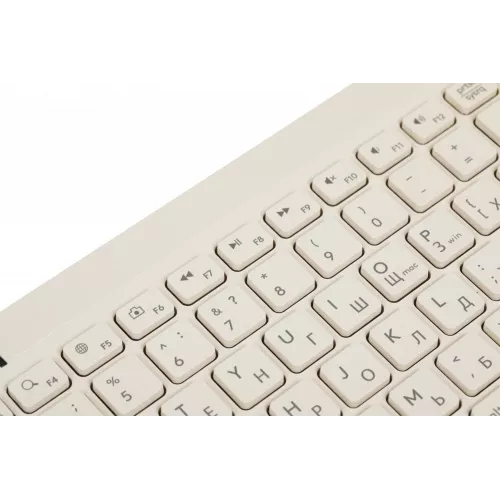 Клавиатура + мышь A4Tech Fstyler FG2200 Air2 клав:бежевый мышь:бежевый USB беспроводная slim (FG2200 AIR2 BEIGE)