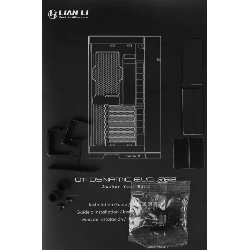 Корпус Lian-Li O11 Dynamic EVO RGB черный без БП ATX 10x120mm 9x140mm 2xUSB3.0 audio