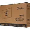 Монитор Pinebro 27" MF-2704D(100) черный IPS LED 4ms 16:9 HDMI M/M матовая 300cd 178гр/178гр 1920x1080 100Hz FreeSync VGA DP FHD 3.70кг