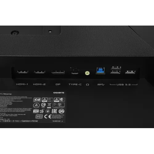 Монитор Gigabyte 27" M27U черный IPS LED 1ms 16:9 HDMI M/M матовая HAS 400cd 178гр/178гр 3840x2160 160Hz G-Sync FreeSync Premium Pro DP 4K USB 6.48кг