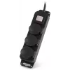 Сетевой фильтр Buro 300MDP-5-B 5м (3 розетки) черный (коробка)