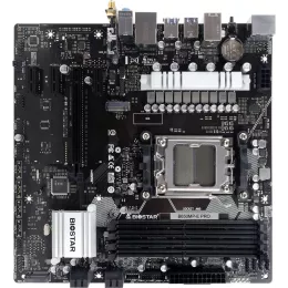 Материнская плата Biostar B650MP-E Pro Socket AM5 AMD B650 4xDDR5 mATX AC`97 8ch(7.1) 2.5Gg RAID+HDMI+DP