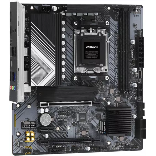 Материнская плата Asrock B650M-HDV/M.2 Socket AM5 AMD B650 2xDDR5 mATX AC`97 8ch(7.1) 2.5Gg RAID+HDMI+DP
