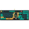 Клавиатура A4Tech AT98 Renegade черный/зеленый USB for gamer LED (AT98) кабель 1.8м
