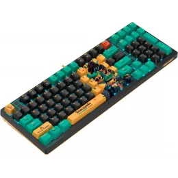 Клавиатура A4Tech AT98 Renegade черный/зеленый USB for gamer LED (AT98) кабель 1.8м