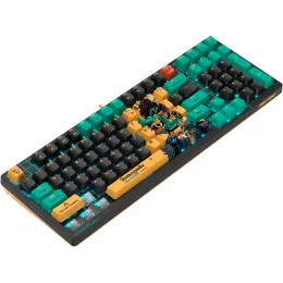 Клавиатура A4Tech AT98 Renegade черный/зеленый USB for gamer LED (AT98) кабель 1.8м