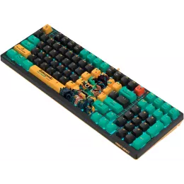 Клавиатура A4Tech AT98 Renegade черный/зеленый USB for gamer LED (AT98) кабель 1.8м