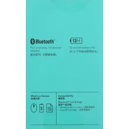 Мышь Logitech M196 розовый оптическая 1000dpi беспров. BT для ноутбука 2but (910-007317)