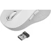 Мышь Logitech M650 L белый оптическая 4000dpi silent беспров. BT/Radio USB 5but (910-006389)