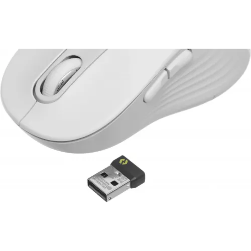Мышь Logitech M650 L белый оптическая 4000dpi silent беспров. BT/Radio USB 5but (910-006389)