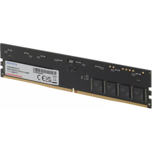 Память DDR5 32GB 5600MHz A-Data AD5U560032G-S RTL PC5-44800 CL46 DIMM 288-pin 1.1В single rank Ret