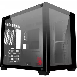Корпус Bloody BD-CC108 черный без БП mATX 9x120mm 2xUSB3.0 audio bott PSU
