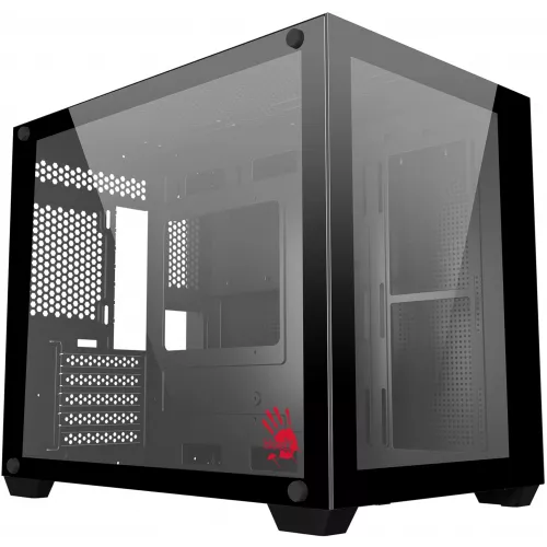 Корпус Bloody BD-CC108 черный без БП mATX 9x120mm 2xUSB3.0 audio bott PSU