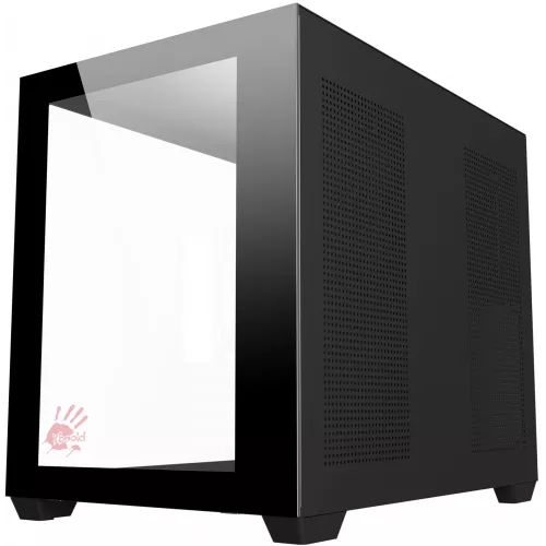 Корпус Bloody BD-CC108 черный без БП mATX 9x120mm 2xUSB3.0 audio bott PSU