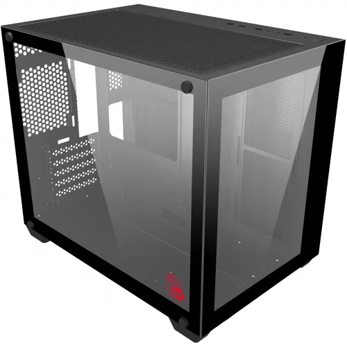 Корпус Bloody BD-CC108 черный без БП mATX 9x120mm 2xUSB3.0 audio bott PSU