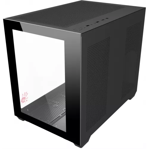 Корпус Bloody BD-CC108 черный без БП mATX 9x120mm 2xUSB3.0 audio bott PSU