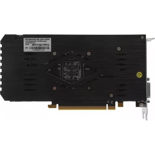 Видеокарта Biostar PCI-E 3.0 VN1666SF69 NVIDIA GeForce GTX 1660SUPER 6Gb 192bit GDDR6 1530/8000 DVIx1 HDMIx1 DPx1 HDCP Ret
