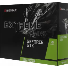 Видеокарта Biostar PCI-E 3.0 VN1666SF69 NVIDIA GeForce GTX 1660SUPER 6Gb 192bit GDDR6 1530/8000 DVIx1 HDMIx1 DPx1 HDCP Ret