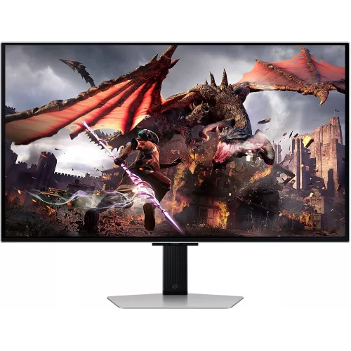 Монитор Samsung 32" Odyssey OLED G8 LS32DG800SIXCI серебристый OLED LED 16:9 HDMI M/M TV матовая HAS Piv 250cd 178гр/178гр 3840x2160 240Hz FreeSync Premium Pro DP 4K USB 8.4кг