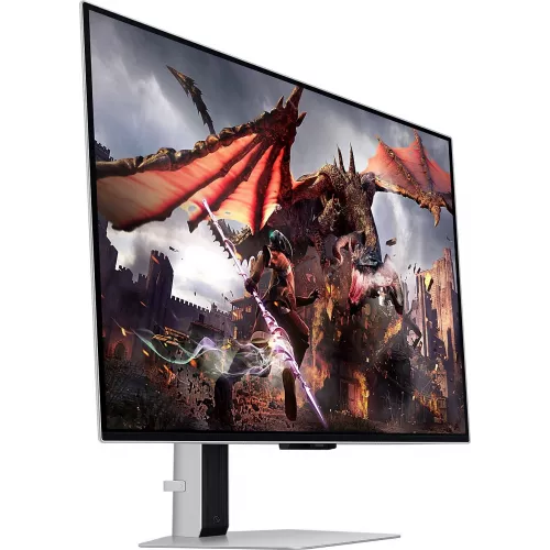Монитор Samsung 32" Odyssey OLED G8 LS32DG800SIXCI серебристый OLED LED 16:9 HDMI M/M TV матовая HAS Piv 250cd 178гр/178гр 3840x2160 240Hz FreeSync Premium Pro DP 4K USB 8.4кг