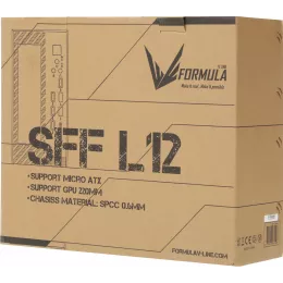 Корпус Formula SFF L12 черный без БП mATX 4xUSB2.0 2xUSB3.0 audio