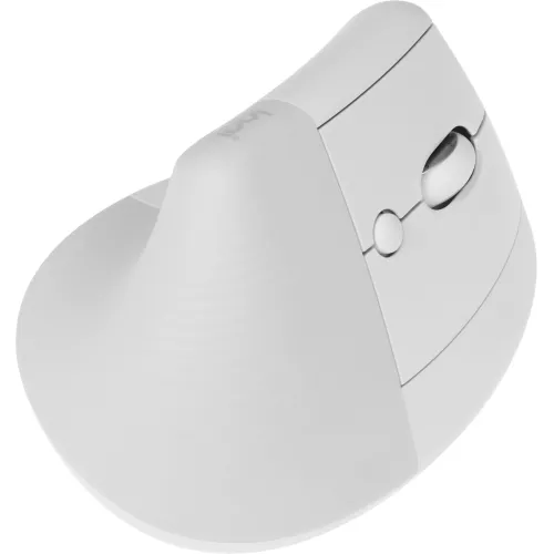 Мышь Logitech Lift белый оптическая 4000dpi silent беспров. BT/Radio USB для ноутбука 5but (910-006486)
