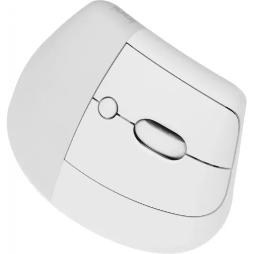 Мышь Logitech Lift белый оптическая 4000dpi silent беспров. BT/Radio USB для ноутбука 5but (910-006486)
