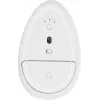 Мышь Logitech Lift белый оптическая 4000dpi silent беспров. BT/Radio USB для ноутбука 5but (910-006486)