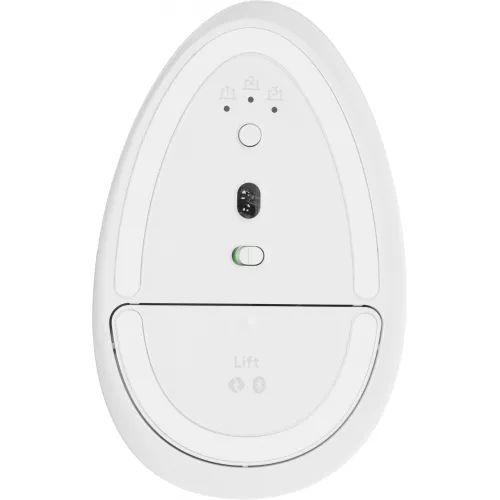 Мышь Logitech Lift белый оптическая 4000dpi silent беспров. BT/Radio USB для ноутбука 5but (910-006486)