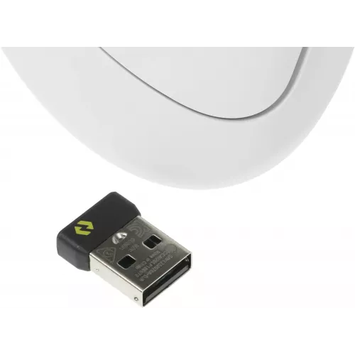 Мышь Logitech Lift белый оптическая 4000dpi silent беспров. BT/Radio USB для ноутбука 5but (910-006486)