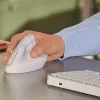 Мышь Logitech Lift белый оптическая 4000dpi silent беспров. BT/Radio USB для ноутбука 5but (910-006486)
