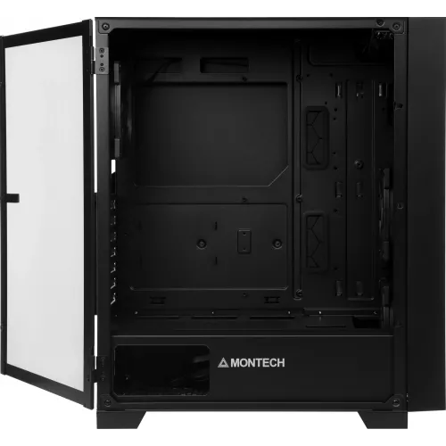 Корпус Montech Air 1000 Lite черный без БП ATX 1x120mm 3x140mm 1xUSB2.0 2xUSB3.0 audio bott PSU