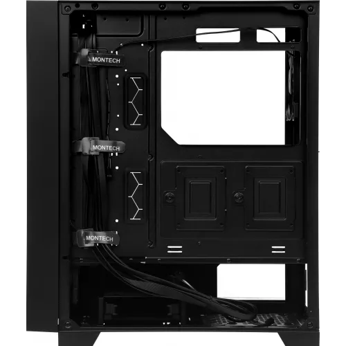 Корпус Montech Air 1000 Lite черный без БП ATX 1x120mm 3x140mm 1xUSB2.0 2xUSB3.0 audio bott PSU