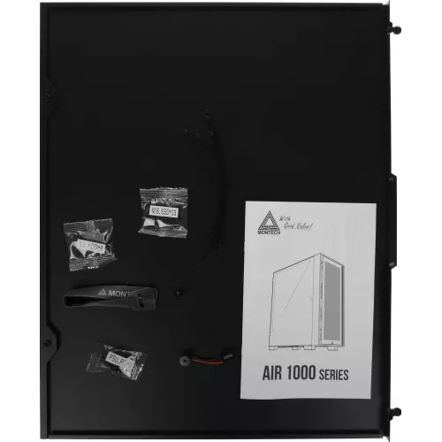 Корпус Montech Air 1000 Lite черный без БП ATX 1x120mm 3x140mm 1xUSB2.0 2xUSB3.0 audio bott PSU