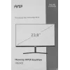 Монитор Hiper 23.8" EasyView HB2401 черный IPS LED 4ms 16:9 HDMI M/M матовая 1000:1 250cd 178гр/178гр 1920x1080 75Hz FreeSync DP FHD 3.1кг