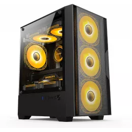 Корпус Accord ACC-ZCU1B черный без БП mATX 5x120mm 2xUSB3.0 1xUSB3.1 audio bott PSU