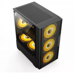 Корпус Accord ACC-ZCU1B черный без БП mATX 5x120mm 2xUSB3.0 1xUSB3.1 audio bott PSU