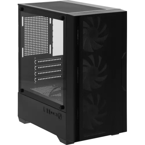 Корпус Accord ACC-ZCU1B черный без БП mATX 5x120mm 2xUSB3.0 1xUSB3.1 audio bott PSU