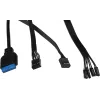 Корпус Accord ACC-ZCU1B черный без БП mATX 5x120mm 2xUSB3.0 1xUSB3.1 audio bott PSU