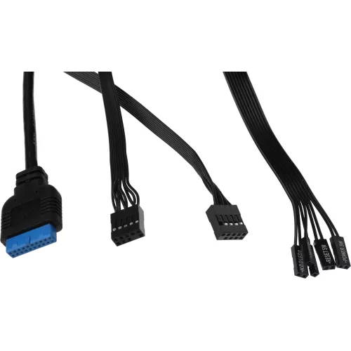 Корпус Accord ACC-ZCU1B черный без БП mATX 5x120mm 2xUSB3.0 1xUSB3.1 audio bott PSU