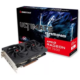 Видеокарта Biostar PCI-E 4.0 VA76S6RM81 AMD Radeon RX 7600 8Gb 128bit GDDR6 2318/18000 HDMIx1 DPx3 HDCP Ret