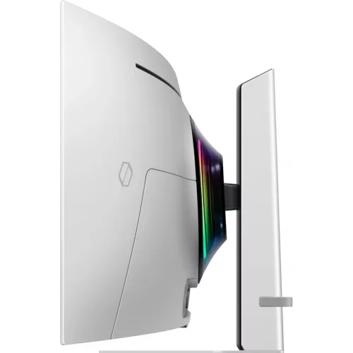 Монитор Samsung 49" Odyssey OLED G9 S49DG932SIXCI серебристый OLED LED 32:9 HDMI полуматовая HAS 250cd 178гр/178гр 5120x1440 240Hz FreeSync Premium Pro DP USB 12.9кг