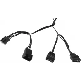 Вентилятор для корпуса Accord ACC-YH12 ARGB 120х120x25 черный 4-pin 27.5дБ (ACC-YH12 ARGB BLACK) brown box