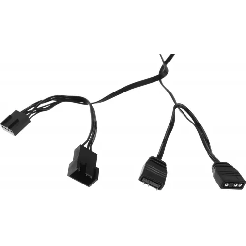 Вентилятор для корпуса Accord ACC-YH12 ARGB 120х120x25 черный 4-pin 27.5дБ (ACC-YH12 ARGB BLACK) brown box