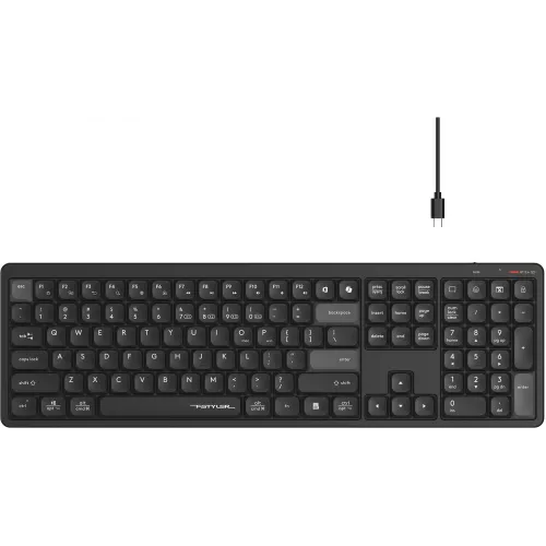 Клавиатура A4Tech FBX55C черный USB беспроводная BT/Radio slim Multimedia