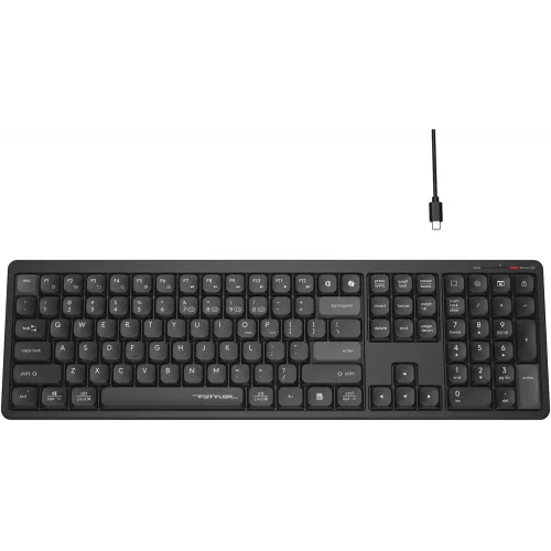 Клавиатура A4Tech FBX55C черный USB беспроводная BT/Radio slim Multimedia
