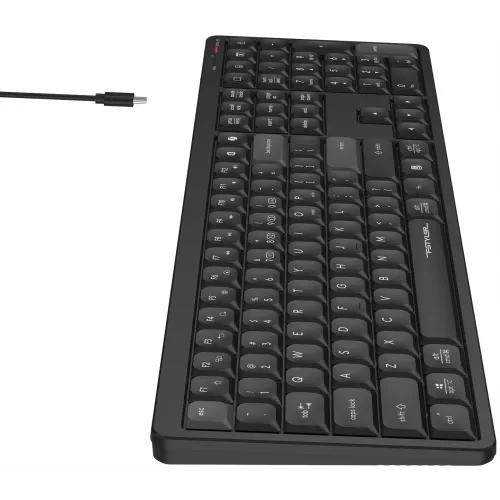 Клавиатура A4Tech FBX55C черный USB беспроводная BT/Radio slim Multimedia