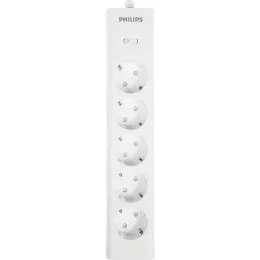 Сетевой фильтр Philips CHP2155WB/51 3м (5 розеток) белый (коробка)
